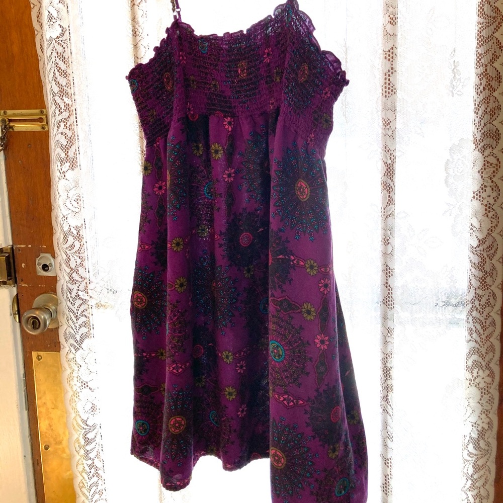 Purple mini dress or top